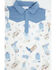Image #2 - Angel Dear Infant Boys' Boot Conversation Print Long Sleeve Onesie, White, hi-res
