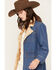 Image #2 - Wrangler Women's Faux Fur Wrange Coat, Medium Wash, hi-res