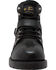Image #3 - Ad Tec Men's 6" Lace Zipper Biker Boots - Round Toe, Black, hi-res