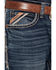 Image #2 - Ariat Men's M4 Silverton Crawford Medium Wash Relaxed Bootcut Stretch Denim Jeans - Big, Medium Wash, hi-res