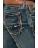 Image #8 - Ariat Men's M5 Gulch Medium Wash Low Rise Straight Denim Jeans, Med Wash, hi-res