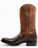 Image #3 - Moonshine Spirit&reg; Men's Madison Brown Printed Leather Western Boots - Square Toe, Brown, hi-res