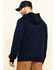 Image #2 - Hawx Men's FR Zip Up Fleece Hooded Work Hoodie, Navy, hi-res