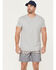 Image #1 - Hooey Men's Big Wake Southwestern Striped Board Shorts, Blue, hi-res