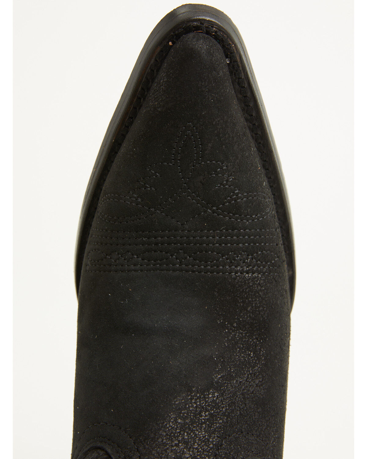 Image #6 - Corral Women's Fringe Tall Western Boots - Snip Toe, Black, hi-res