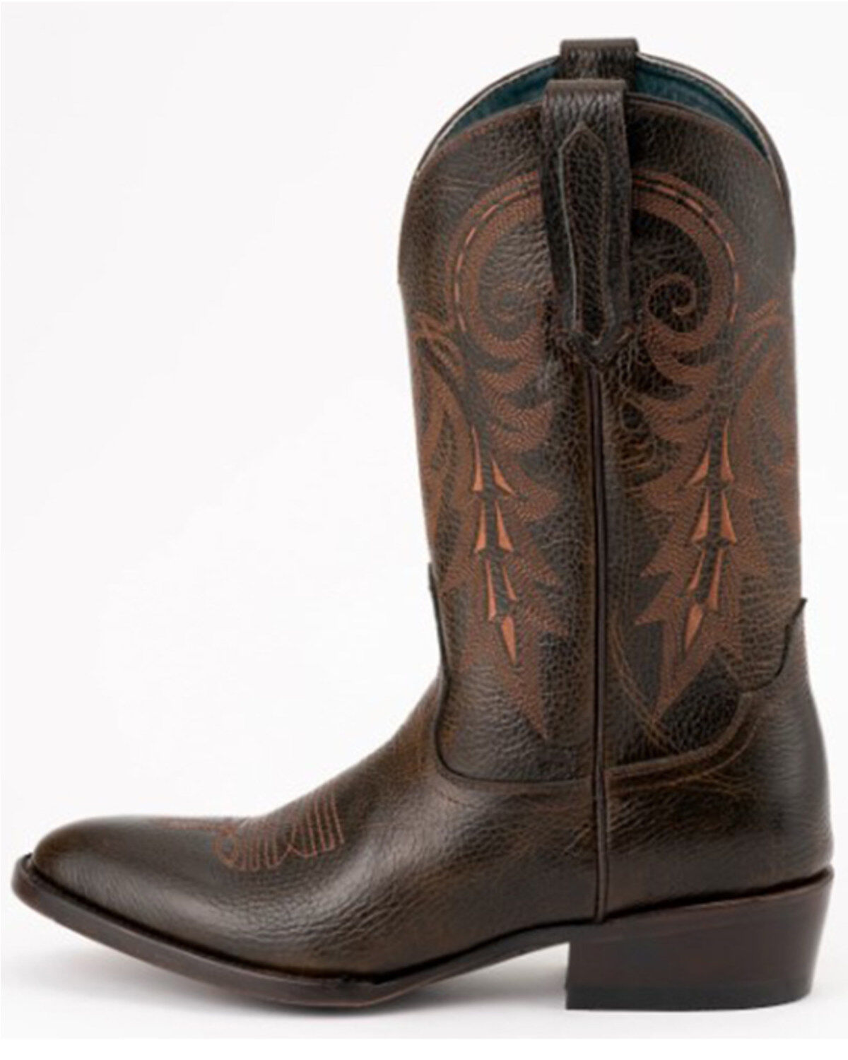 Image #3 - Ferrini Men's Remington Western Boots - Round Toe, Chocolate, hi-res