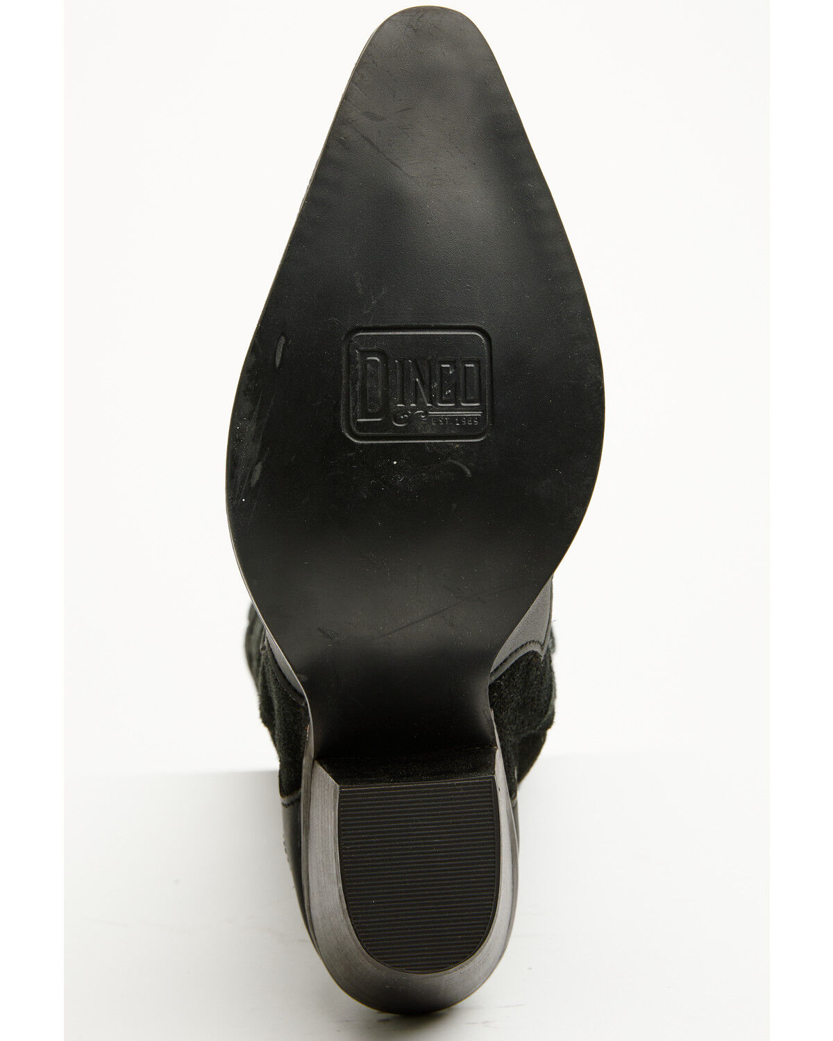 Image #7 - Dingo Women's Drama Queen Overlay Tall Western Boots - Round Toe, Black, hi-res