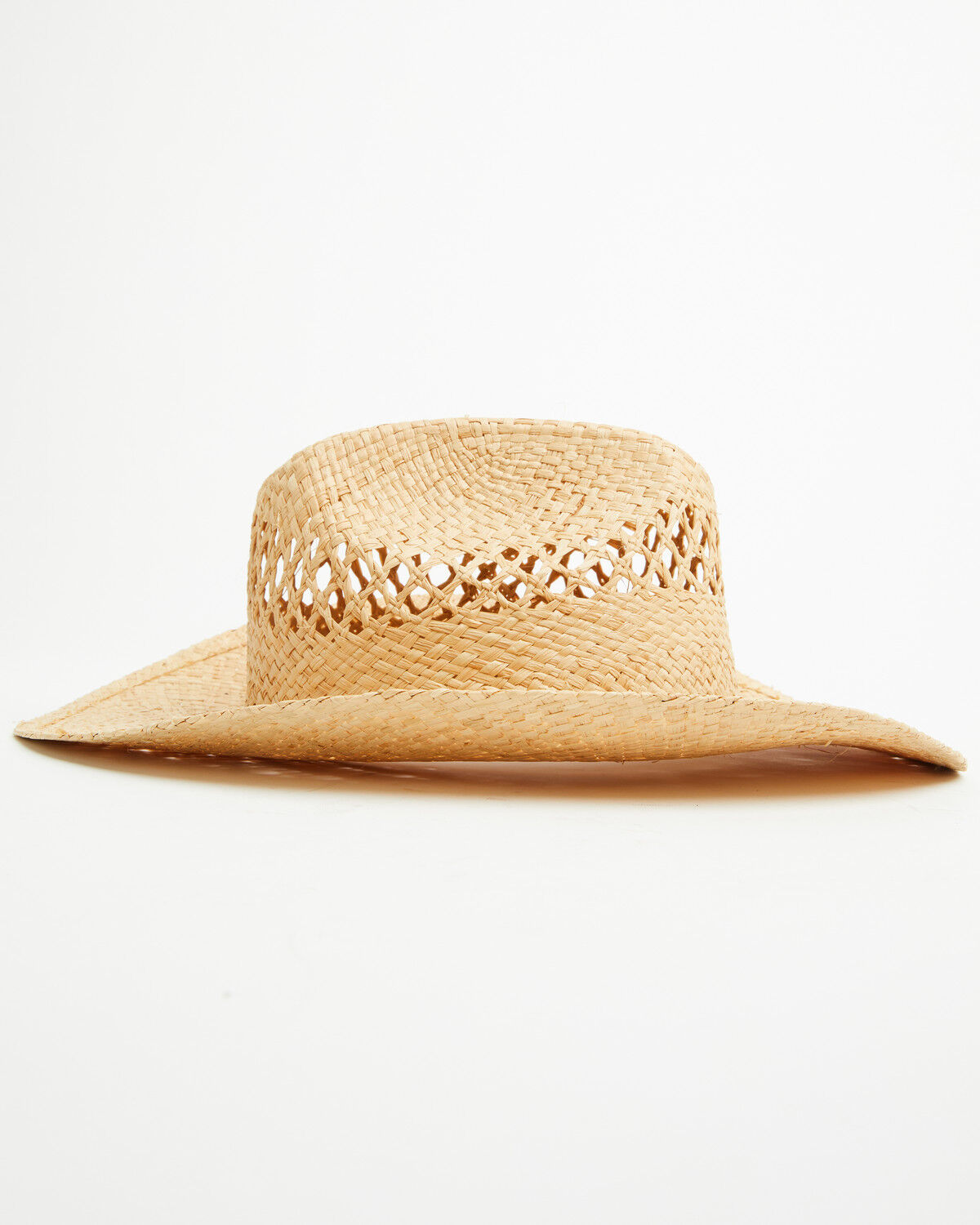Image #3 - Shyanne Women's Charm Chain Straw Cowboy Hat, Natural, hi-res