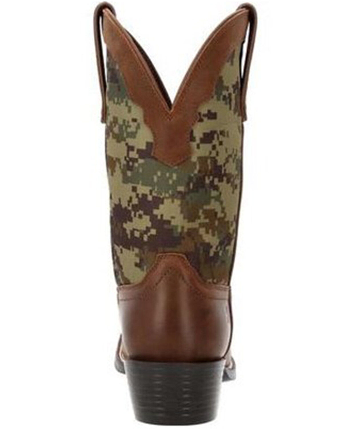 Image #4 - Durango Men's Westward Camo Western Performance Boots - Broad Square Toe, Camouflage, hi-res