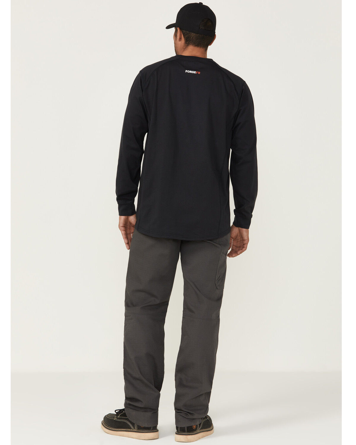 Image #3 - Hawx Men's FR Double Front Ripstop Pants - Big, Charcoal, hi-res