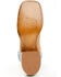 Image #7 - Justin Women's Peyton Western Boots - Broad Square Toe, Cognac, hi-res