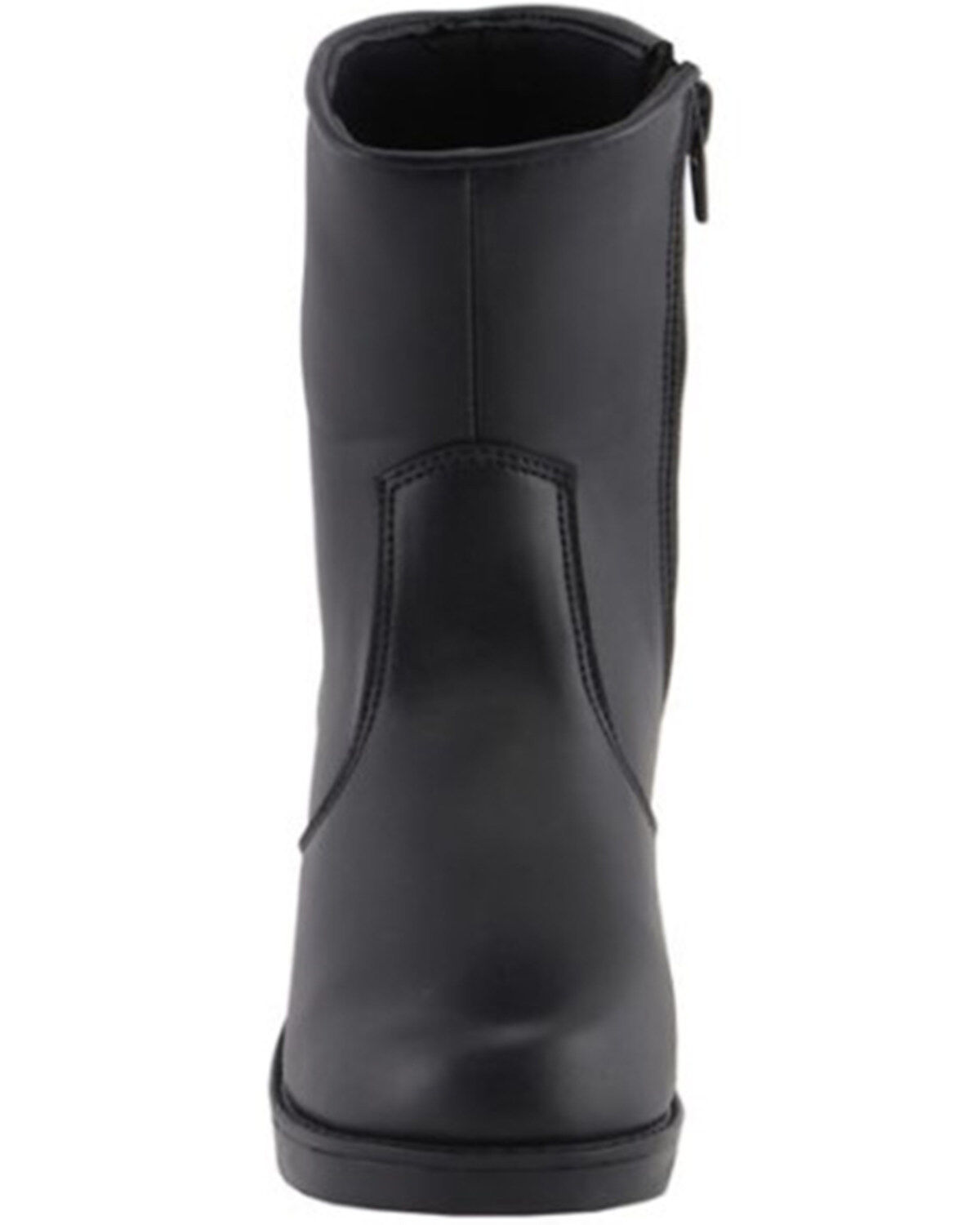 Image #4 - Milwaukee Leather Women's Super Clean Riding Boots - Round Toe, Black, hi-res