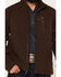 Image #3 - Ariat Men's Chest Logo Softshell Jacket - Big, Chocolate, hi-res