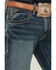 Image #4 - Ariat Men's M5 Gulch Medium Wash Low Rise Straight Denim Jeans, Med Wash, hi-res