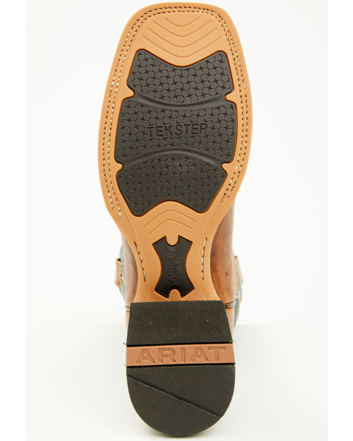 Image #7 - Ariat Men's Baxter Western Boots - Broad Square Toe, Tan, hi-res