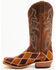 Image #3 - Horse Power Men's Patchwork Western Boots - Square Toe, Tan, hi-res
