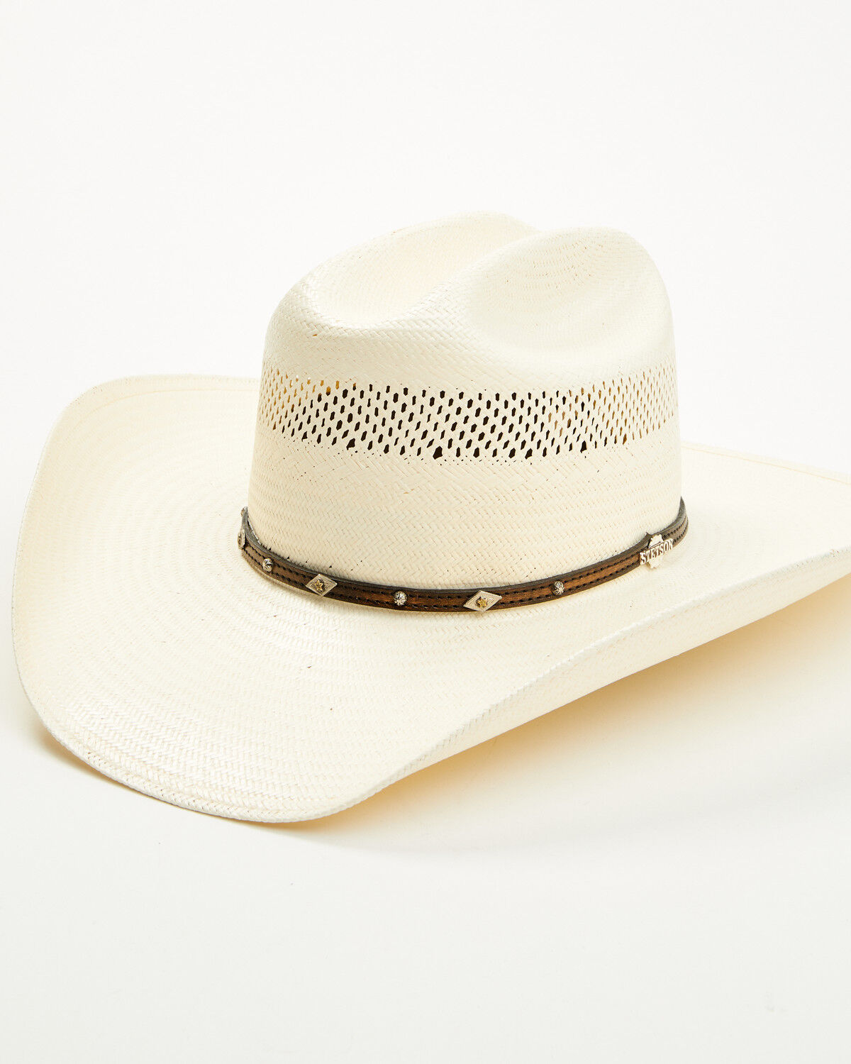 Image #1 - Stetson Lobo 10X Straw Cowboy Hat, Natural, hi-res