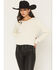 Image #1 - Rock & Roll Denim Women's Solid Long Sleeve Shirt, Natural, hi-res