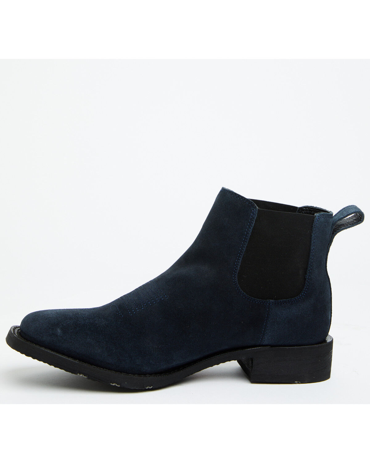 Image #3 - Laredo Men's Cambridge Suede Western Ankle Boots - Broad Square Toe, Blue, hi-res