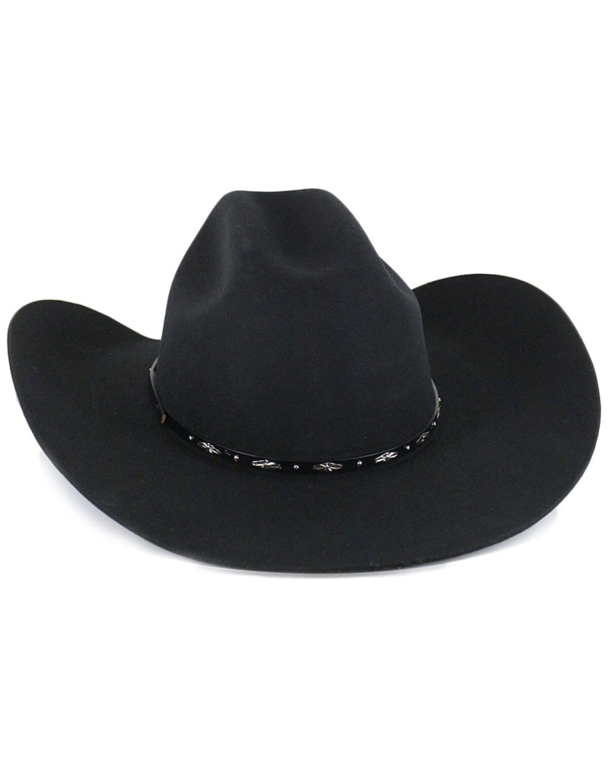 Image #3 - Cody James&reg; Men's Drifter 3X Rider Crown Wool Hat, Black, hi-res