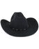 Image #3 - Cody James&reg; Men's Drifter 3X Rider Crown Wool Hat, Black, hi-res