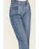Image #4 - Levi's Women's Medium Wash Laser Craft High Rise Two Toned 501 Straight Jeans, , hi-res