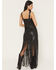 Image #4 - Idyllwind Women's Payson Faux Leather Fringe Midi Skirt, , hi-res