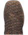 Image #6 - Dan Post Men's Dorsal Exotic Seabass Western Boots - Broad Square Toe, Chocolate, hi-res