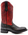 Image #2 - Ferrini Men's Crocodile Print Western Boots - Broad Square Toe, Black, hi-res